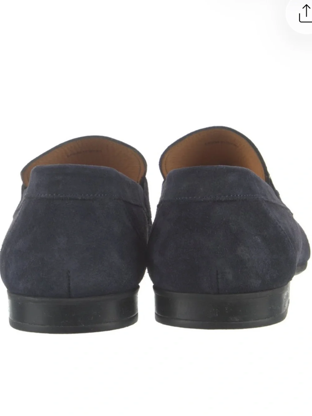 Magnanni Navy Blue Suede Bit Loafers Mens Dress Shoes 8.5 NIB Quiet Luxury $440
